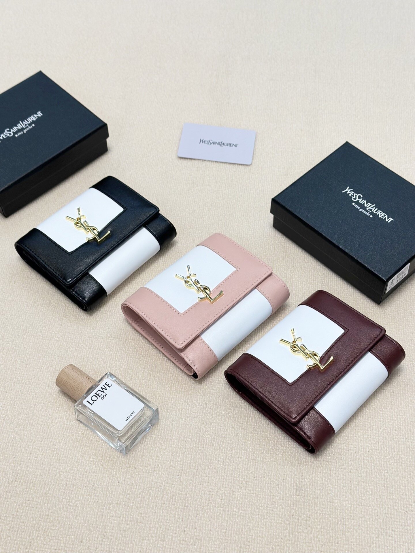 YSL card wallet 12x10